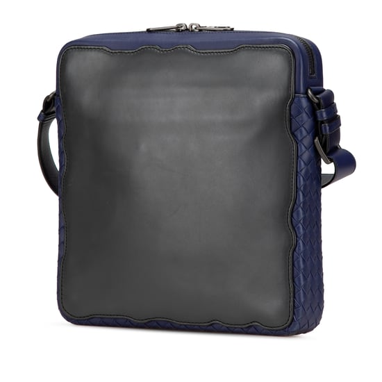 Bolso de cuero cruzado tejido - Image 2
