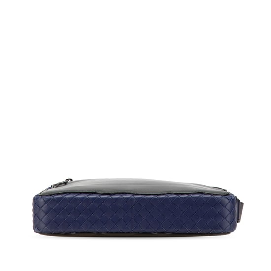 Bolso de cuero cruzado tejido - Image 3