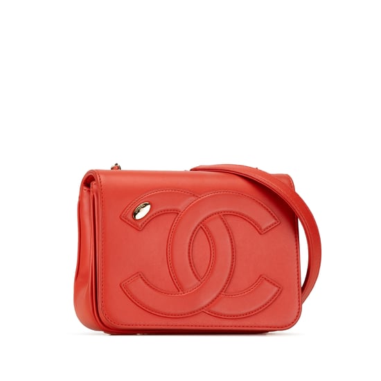 Bolso Cruzado de Cuero con Logo Cc - Image 2