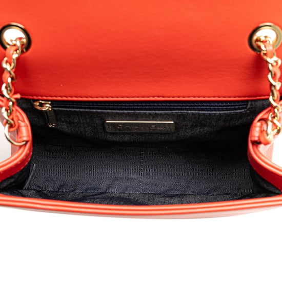 Bolso Cruzado de Cuero con Logo Cc - Image 5