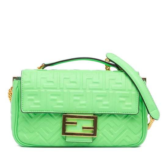 Bolso de Hombro de Cuero Baguette - Image 1