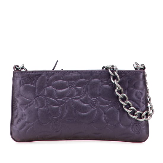 Bolso de hombro con relieve floral - Image 1
