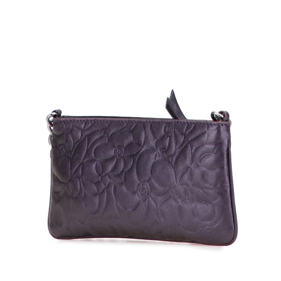 Bolso de hombro con relieve floral - Image 2