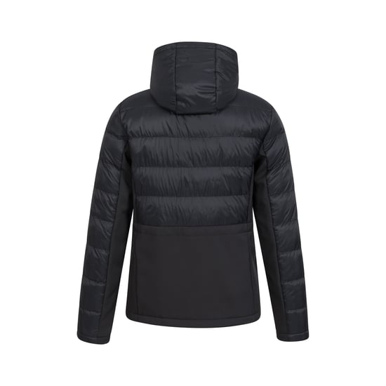 Mountain Warehouse Womens/Ladies Turbine Padded Soft Shell Jacket (Jet Black) - Image 2