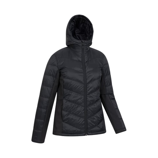 Mountain Warehouse Womens/Ladies Turbine Padded Soft Shell Jacket (Jet Black) - Image 3