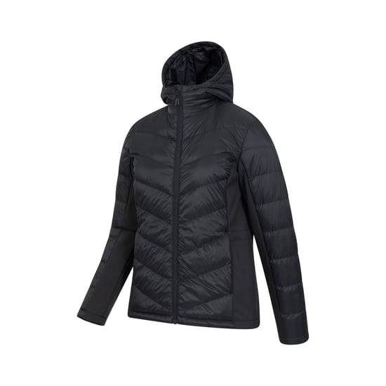 Mountain Warehouse Womens/Ladies Turbine Padded Soft Shell Jacket (Jet Black) - Image 4