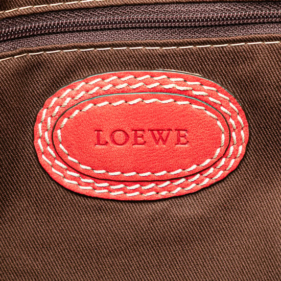Bolso de mano de cuero rojo con borlas - Image 5
