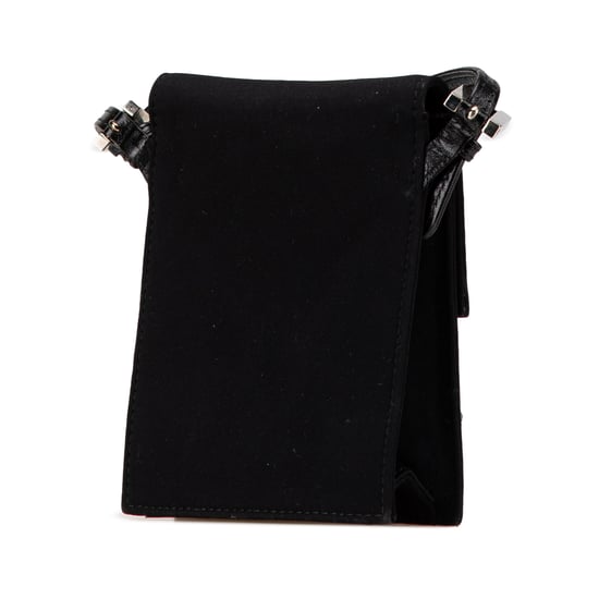 Bolso de hombro de lienzo negro - Image 3