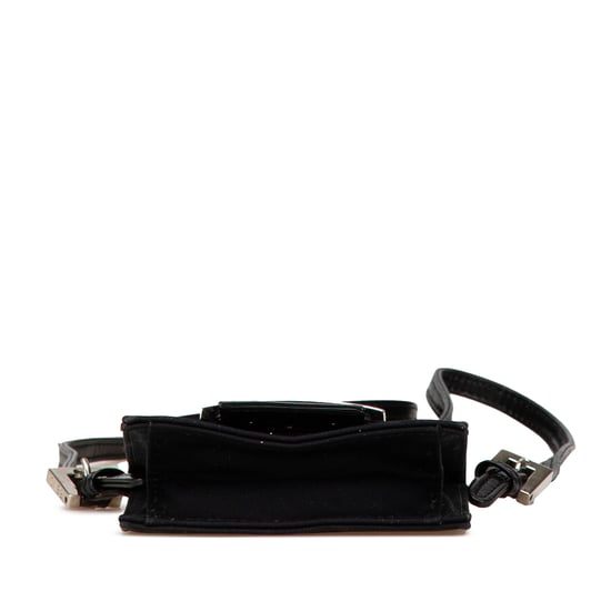 Bolso de hombro de lienzo negro - Image 4