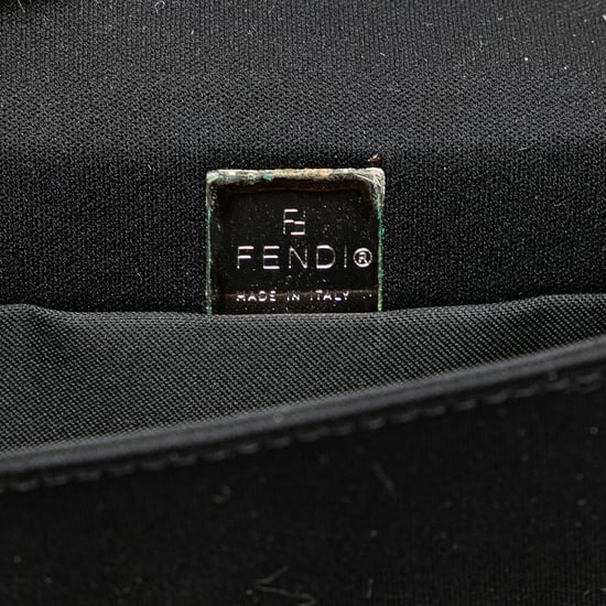 Bolso de hombro de lienzo negro - Image 6