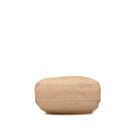 Bolso Tote con Logo Fendi Beige - Image 3