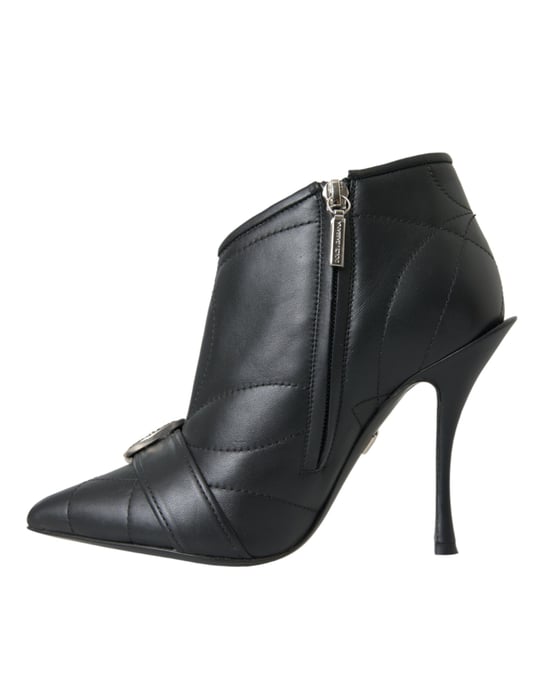 Botines de Cuero Acolchados Estilo Dg con Hebilla - Image 5