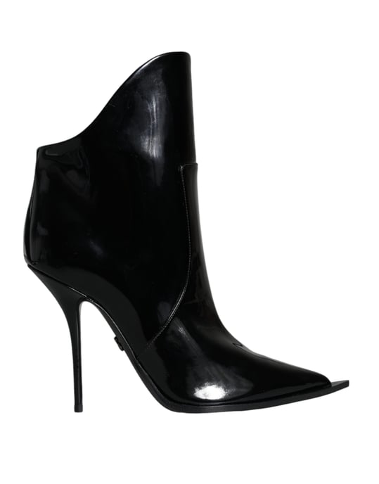 Botines de tacón alto de charol - Image 1