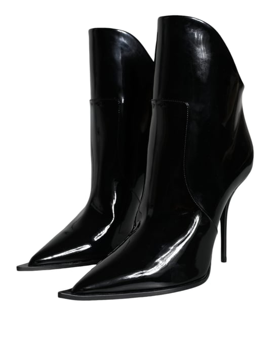 Botines de tacón alto de charol - Image 3