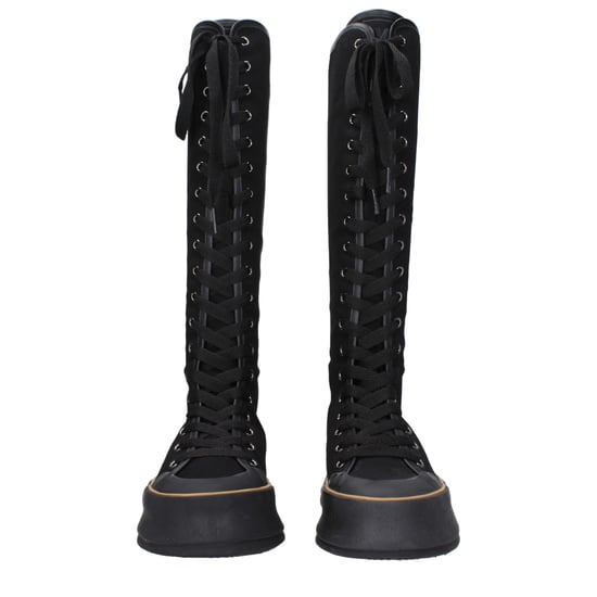 Botas de plataforma de caña alta con cordones - Image 3
