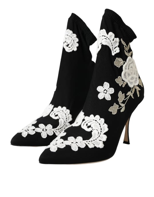 Botines Bordados con Flores - Image 3