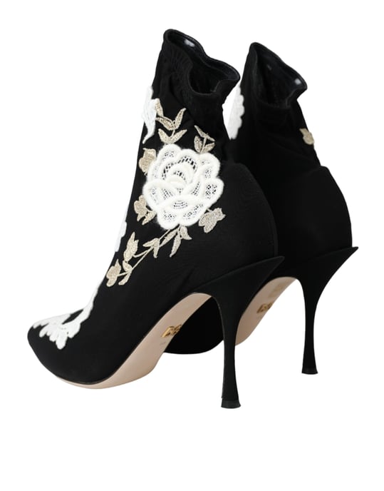 Botines Bordados con Flores - Image 4