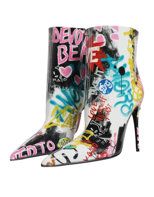 Botines Graffitiprint Estilo Dg - Image 4