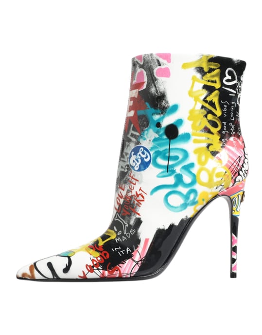 Botines Graffitiprint Estilo Dg - Image 6