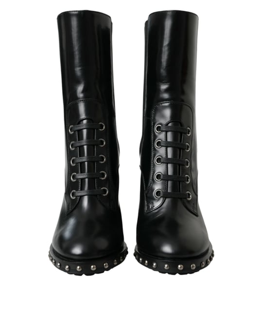Botas Dgb01 con cordones y tachuelas - Image 2