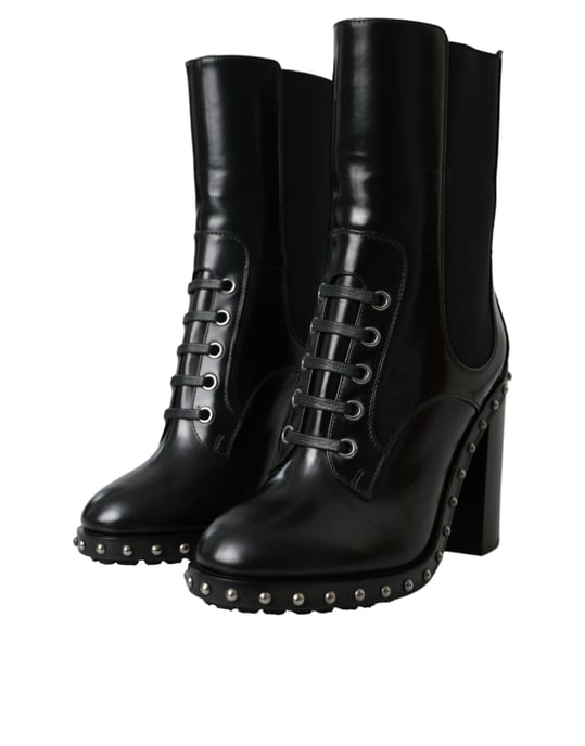 Botas Dgb01 con cordones y tachuelas - Image 3