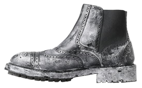 Botas Chelsea Brogue de Cuero Acentuado - Image 6