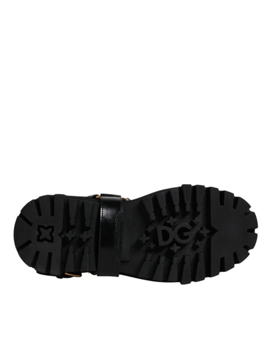 Botines de Cuero Negros con Hebilla - Image 3