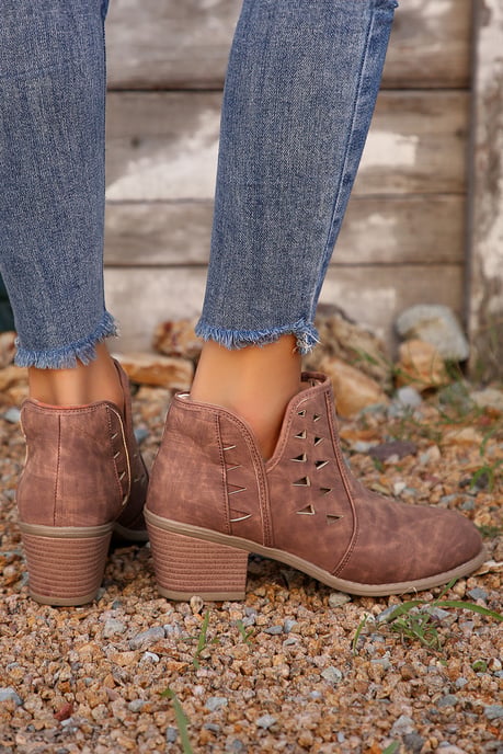 Botas de tobillo con corte - Image 2