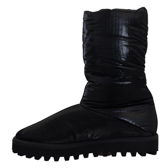 Botas de Nailon Acolchadas Estilo Negro - Image 2