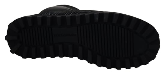 Botas de Nailon Acolchadas Estilo Negro - Image 3