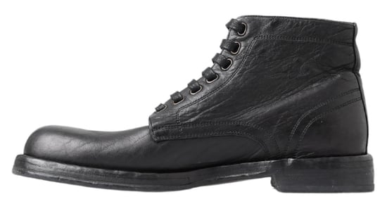 Botas de cuero con cordones - Image 2