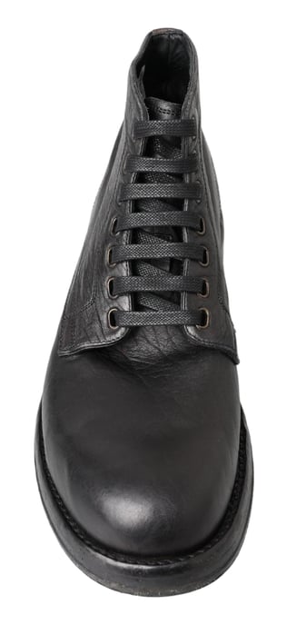 Botas de cuero con cordones - Image 4