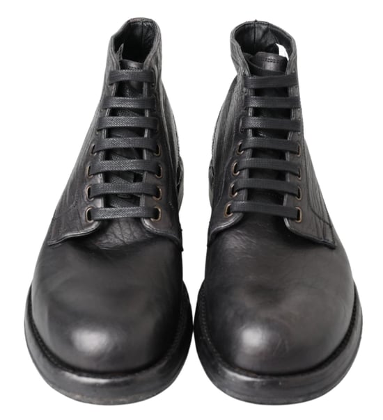 Botas de cuero con cordones - Image 5