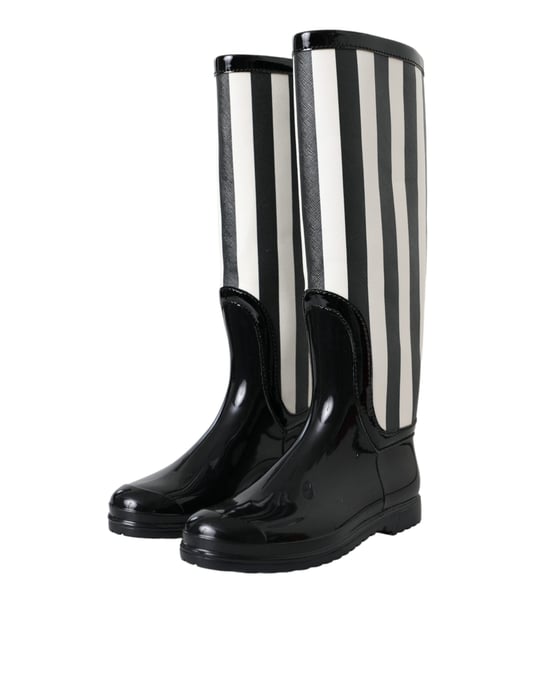 Botas de lluvia a rayas impermeables - Image 3