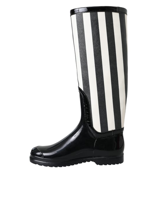 Botas de lluvia a rayas impermeables - Image 5