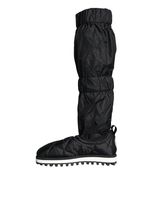 Botas de Nylon Acolchadas Modelo Negro - Image 6