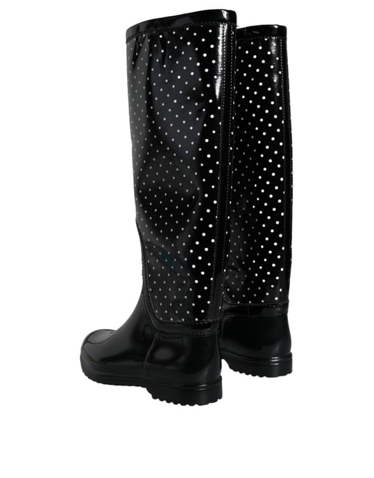 Botas de lluvia con lunares brillantes - Image 4
