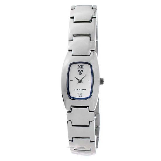 Reloj de pulsera de acero inoxidable plateado - Image 1