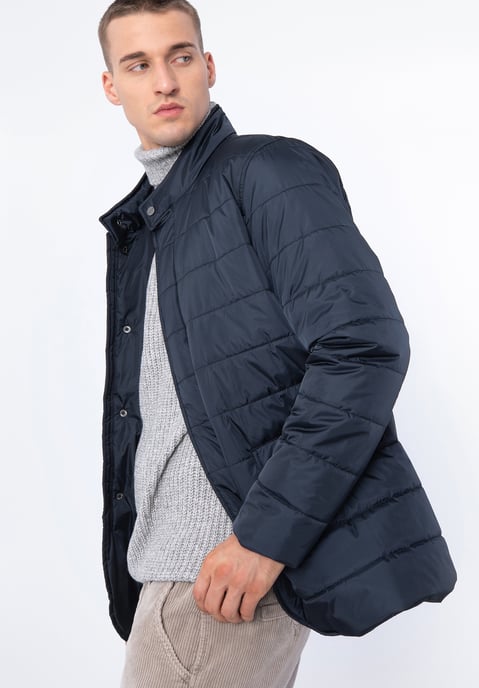 Chaqueta de nailon acolchada azul marino para hombre de Wittchen - Image 3