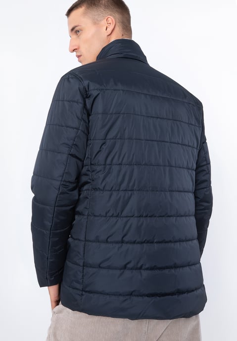 Chaqueta de nailon acolchada azul marino para hombre de Wittchen - Image 4