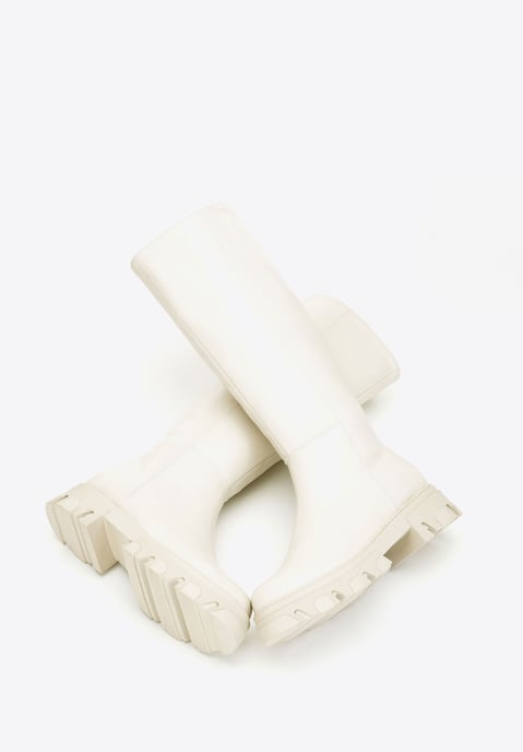 Botas de piel para mujer Wittchen con suela gruesa y cremallera - Image 6