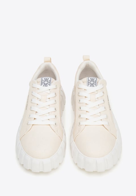 Zapatillas de plataforma para mujer Wittchen Beige claro Beige claro Material - Image 2