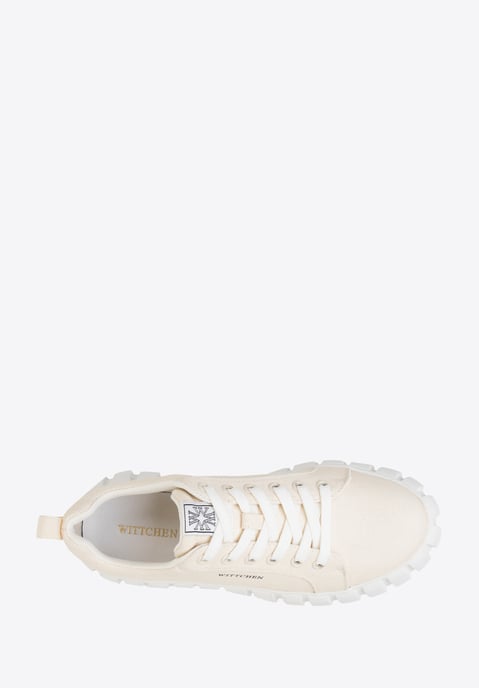 Zapatillas de plataforma para mujer Wittchen Beige claro Beige claro Material - Image 4
