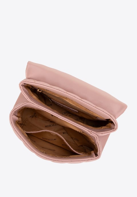 Minibolso de mano para mujer Wittchen acolchado con corazones - Image 3