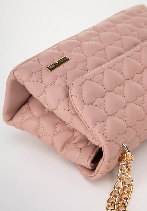Minibolso de mano para mujer Wittchen acolchado con corazones - Image 4