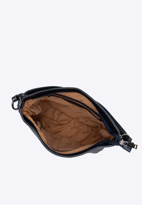 Bolso de mano para mujer Wittchen, azul marino brillante, piel ecológica - Image 2