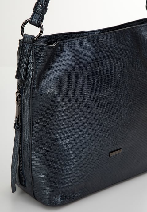 Bolso de mano para mujer Wittchen, azul marino brillante, piel ecológica - Image 3