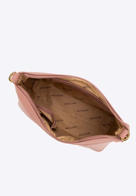 Bolso baguette para mujer Wittchen de piel ecológica con costuras - Image 3