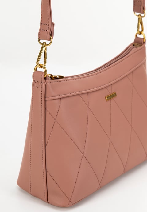 Bolso baguette para mujer Wittchen de piel ecológica con costuras - Image 4