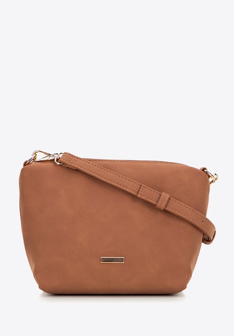 Estuche para mujer Wittchen de piel sintética y piel, beige - Image 2